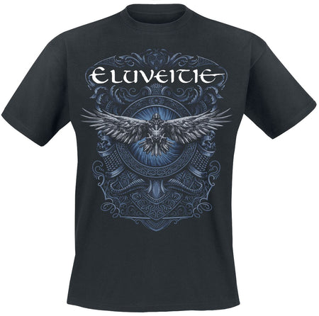 T-Shirt Manches courtes  de Eluveitie - Dark Raven - S à XXL - pour Homme - noir - Eluveitie