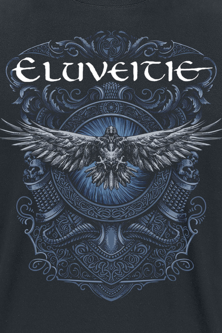 T-Shirt Manches courtes  de Eluveitie - Dark Raven - S à XXL - pour Homme - noir - Eluveitie - View 2