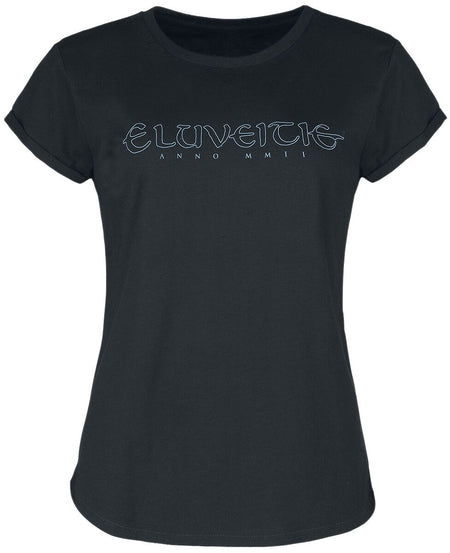 T-Shirt Manches courtes  de Eluveitie - Triskel - S à XL - pour Femme - noir - Eluveitie