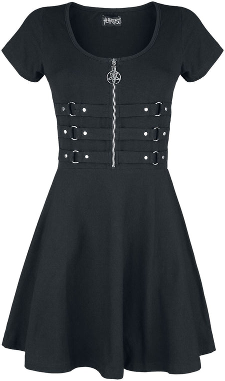 Robe courte Gothic de Heartless - Into The Darkness - S à L - pour Femme - noir - Heartless