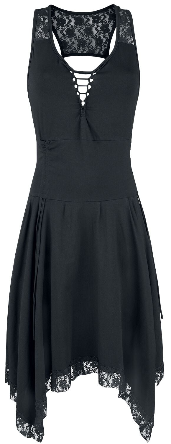 Robe courte Gothic de Innocent - Robe Nycto - M à 3XL - pour Femme - noir - innocent