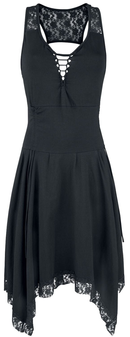 Robe courte Gothic de Innocent - Robe Nycto - M à 3XL - pour Femme - noir - innocent