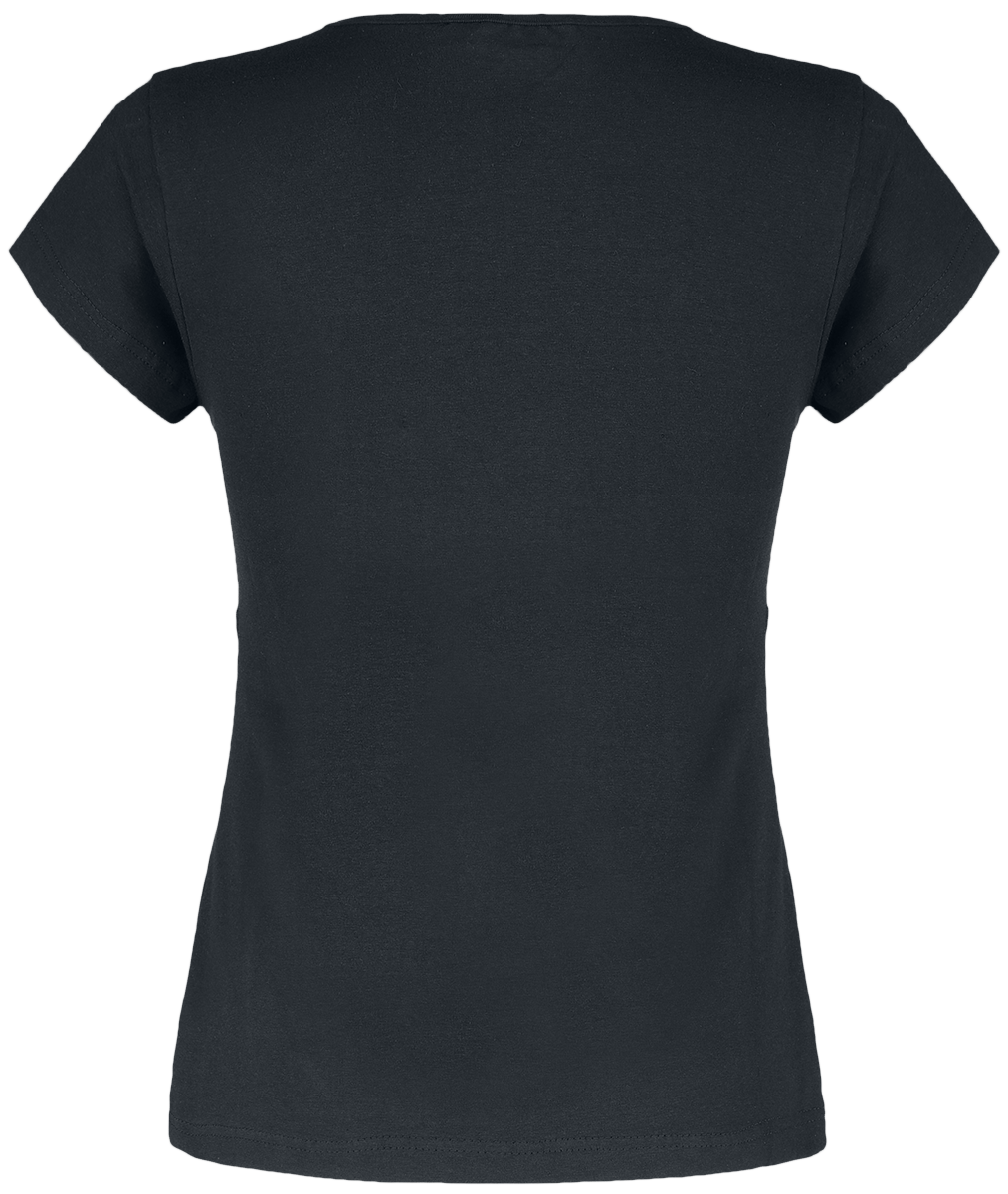 T-Shirt Manches courtes Gothic de Chemical Black - Haut Maniacal - S à M - pour Femme - noir - Chemical Black - View 2