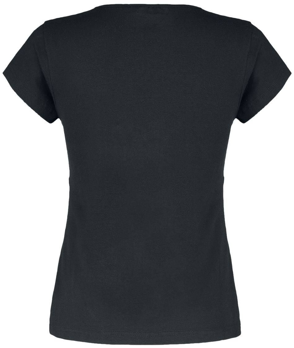 T-Shirt Manches courtes Gothic de Chemical Black - Haut Maniacal - S à M - pour Femme - noir - Chemical Black - View 2