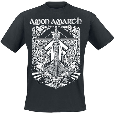 T-Shirt Manches courtes  de Amon Amarth - Put your back into the oar - S à XL - pour Homme - noir - Amon Amarth