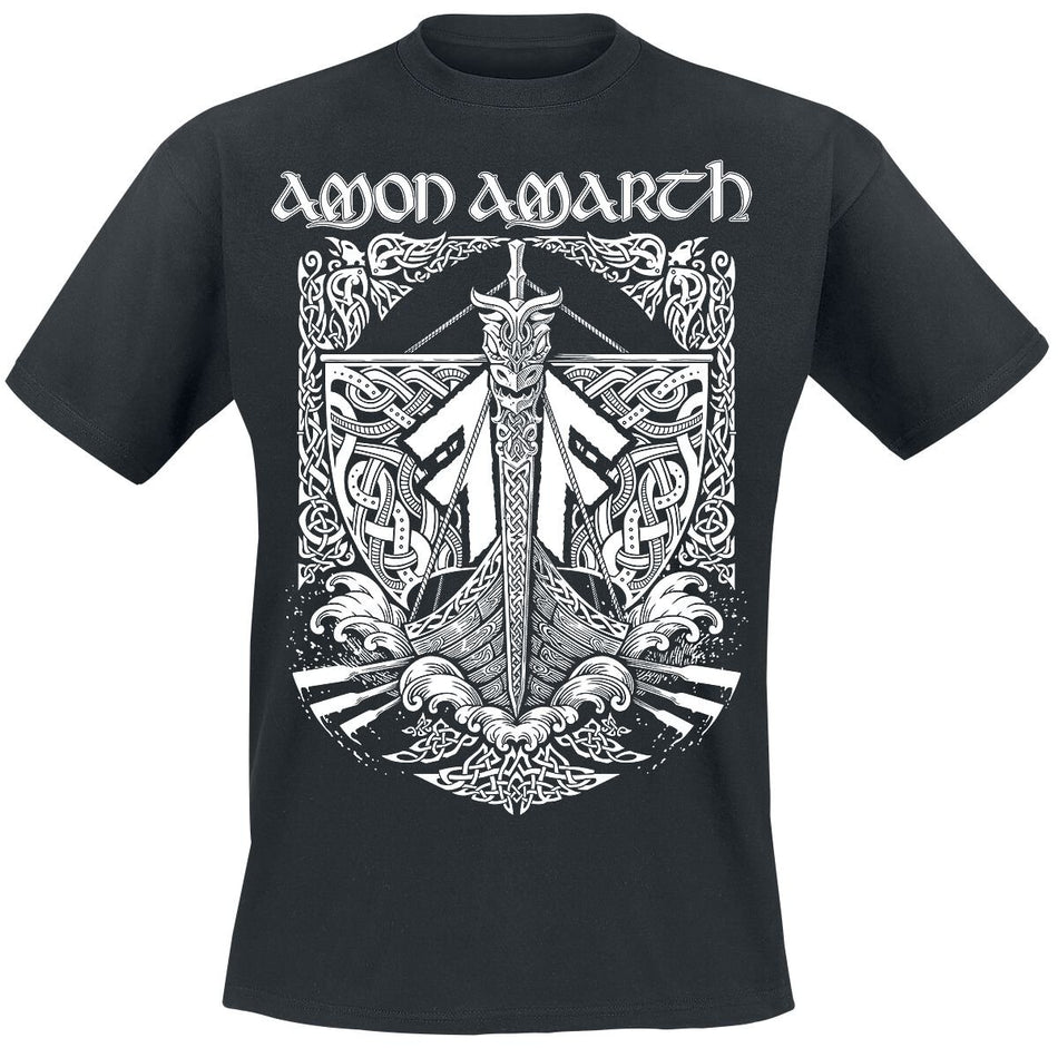 T-Shirt Manches courtes  de Amon Amarth - Put your back into the oar - S à XL - pour Homme - noir - Amon Amarth