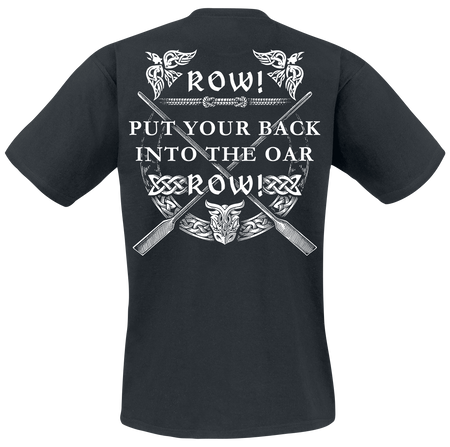 T-Shirt Manches courtes  de Amon Amarth - Put your back into the oar - S à XL - pour Homme - noir - Amon Amarth - View 2