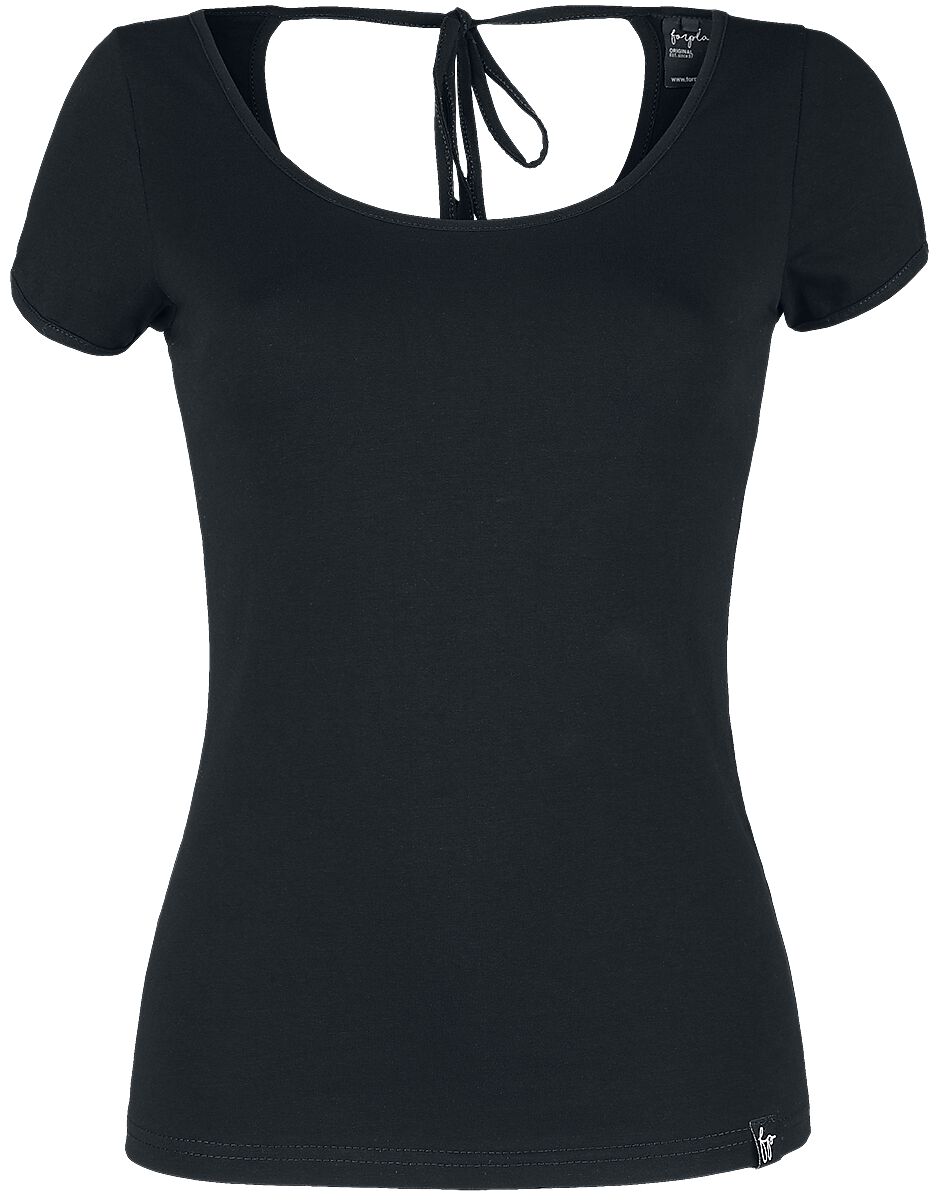 T-Shirt Manches courtes  de Forplay - Alicia - S à 3XL - pour Femme - noir - Forplay