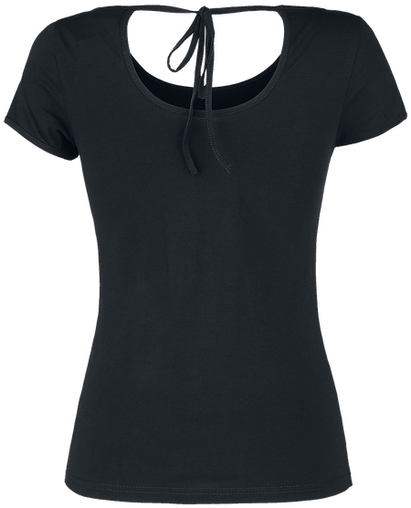 T-Shirt Manches courtes  de Forplay - Alicia - S à XL - pour Femme - noir - Forplay - View 2