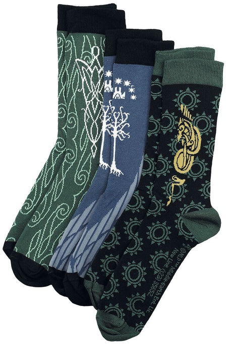 Chaussettes  de Le Seigneur Des Anneaux - Gondor - EU39-42 à EU 43-46 - pour Unisexe - multicolore - Le Seigneur Des Anneaux