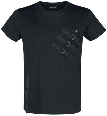 T-Shirt Manches courtes Gothic de Chemical Black - Haut Cadet - S à 3XL - pour Homme - noir - Chemical Black