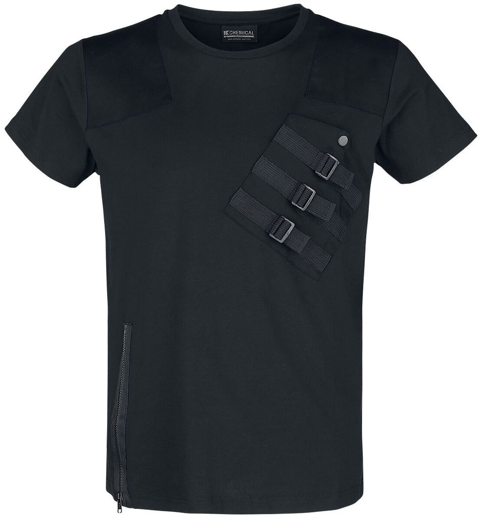 T-Shirt Manches courtes Gothic de Chemical Black - Haut Cadet - S à 3XL - pour Homme - noir - Chemical Black