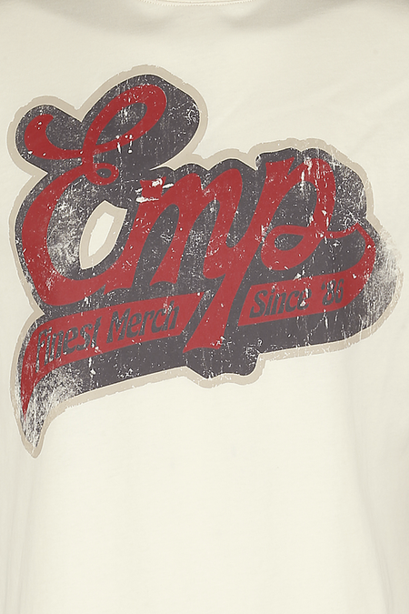 T-Shirt Manches courtes  de Collection EMP Stage - T-shirt avec logo rétro EMP - L - pour Homme - blanc - Collection EMP Stage - View 2