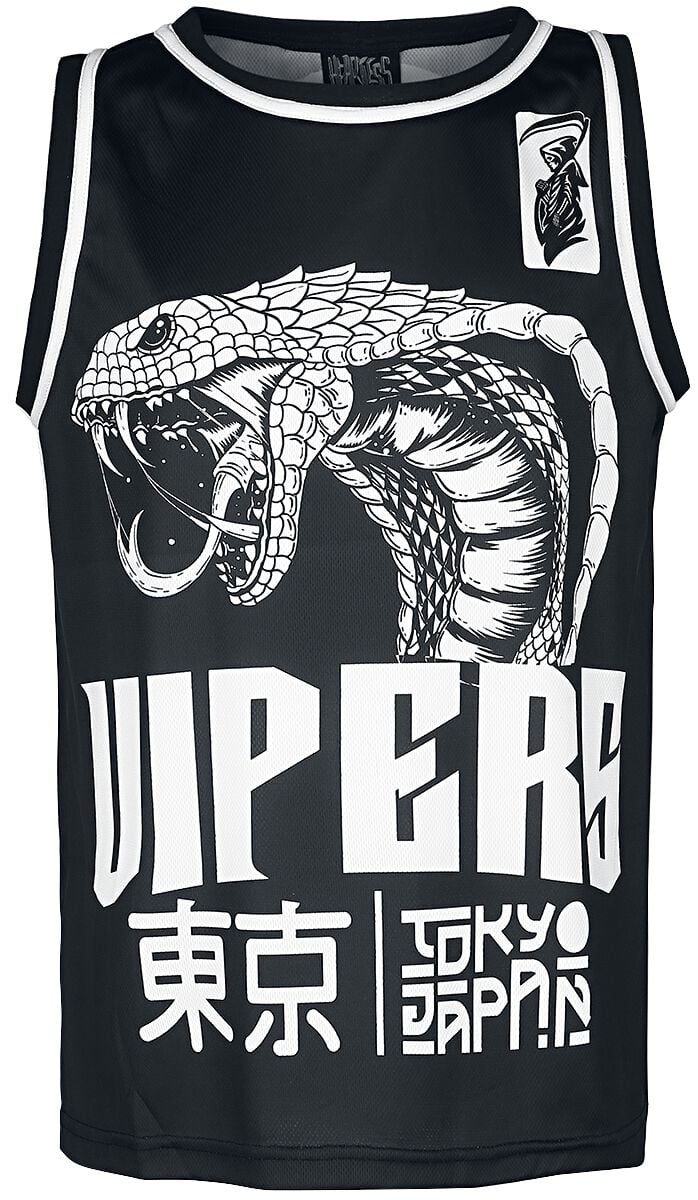 Maillots Gothic de Heartless - Tokyo Vipers - S à 3XL - pour Unisexe - noir - Heartless