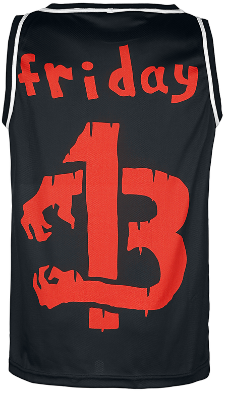Maillots Gothic de Heartless - Crystal Lake Killers - S à 3XL - pour Unisexe - noir/blanc/rouge - Heartless - View 2