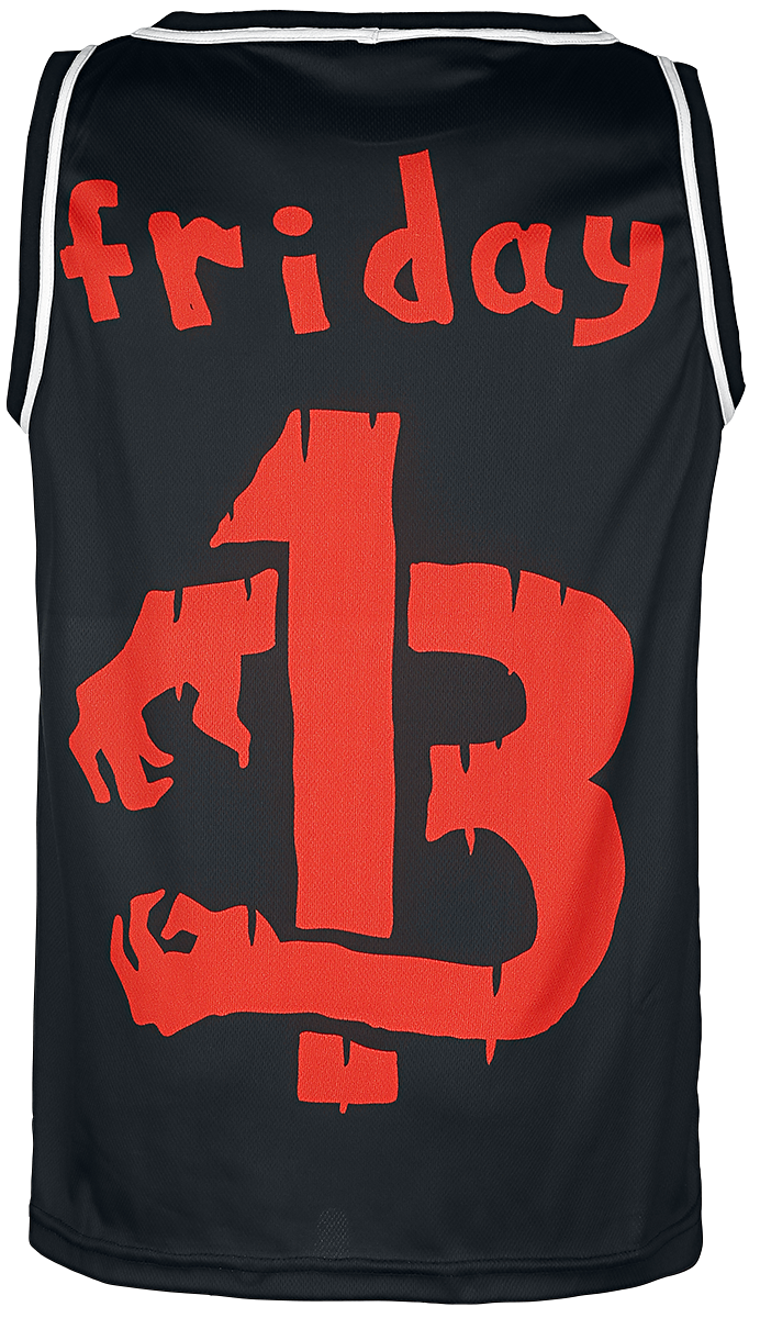 Maillots Gothic de Heartless - Crystal Lake Killers - S à 3XL - pour Unisexe - noir/blanc/rouge - Heartless - View 2