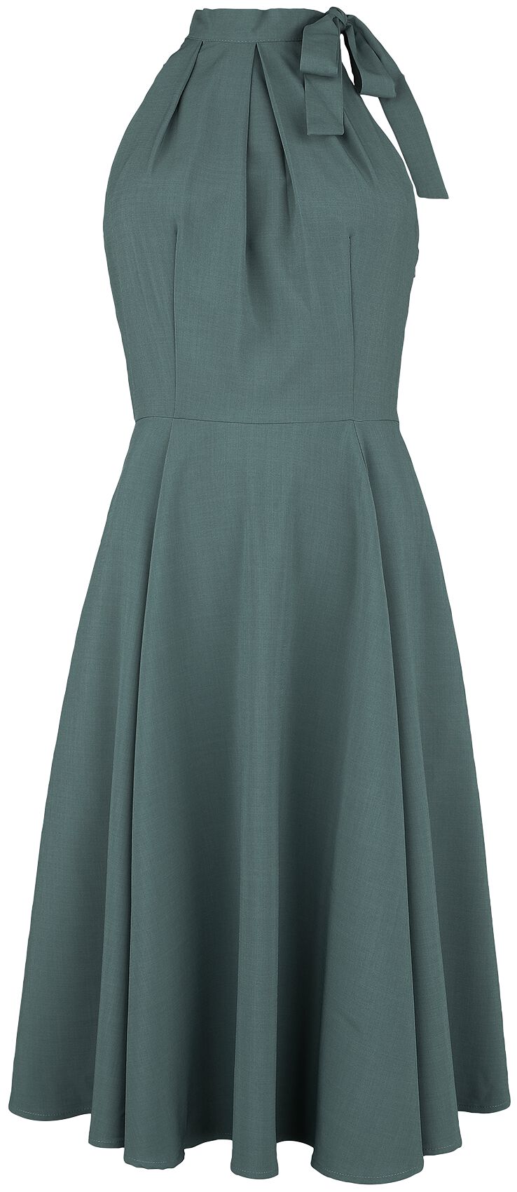 Robe mi-longue Rockabilly de H&R London - Robe Swing Kira - XS à XXL - pour Femme - vert - H&R London