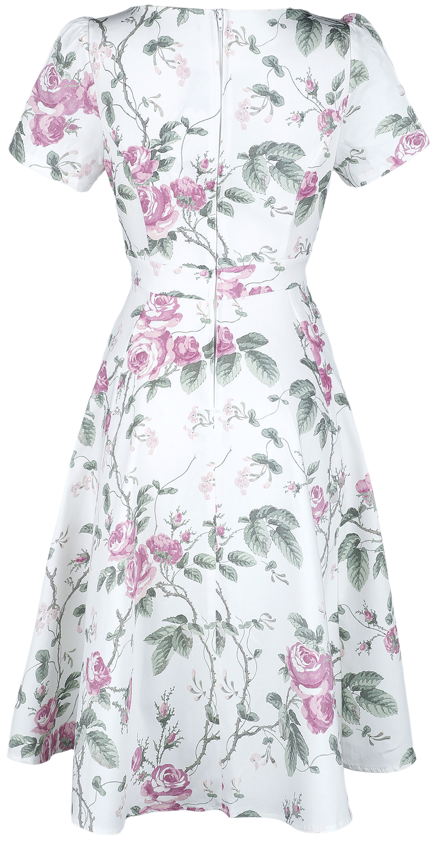 Robe mi-longue Rockabilly de H&R London - Robe Swing Lenja - XS à 4XL - pour Femme - multicolore - H&R London - View 2