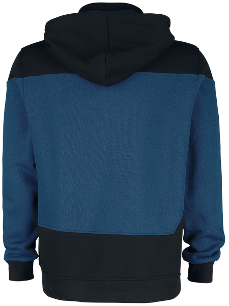 Sweat-shirt à capuche  de Star Trek - Starfleet Command - S à XXL - pour Homme - noir/bleu - Star Trek - View 2