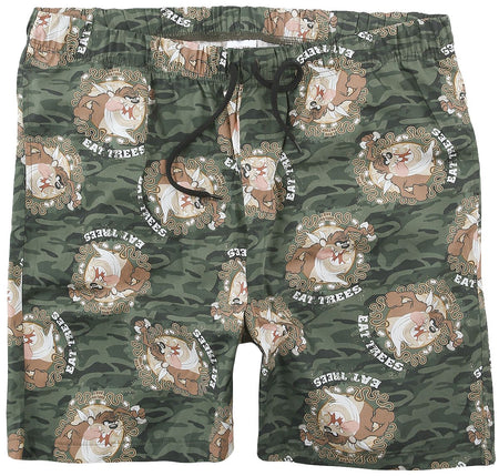 Short  de Looney Tunes - Diable De Tasmanie - Taz - S à XL - pour Homme - multicolore - Looney Tunes