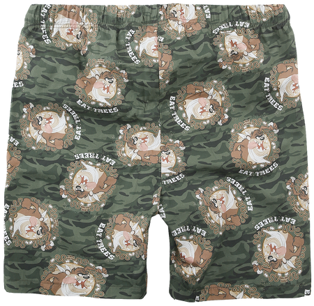 Short  de Looney Tunes - Diable De Tasmanie - Taz - S à XL - pour Homme - multicolore - Looney Tunes - View 2
