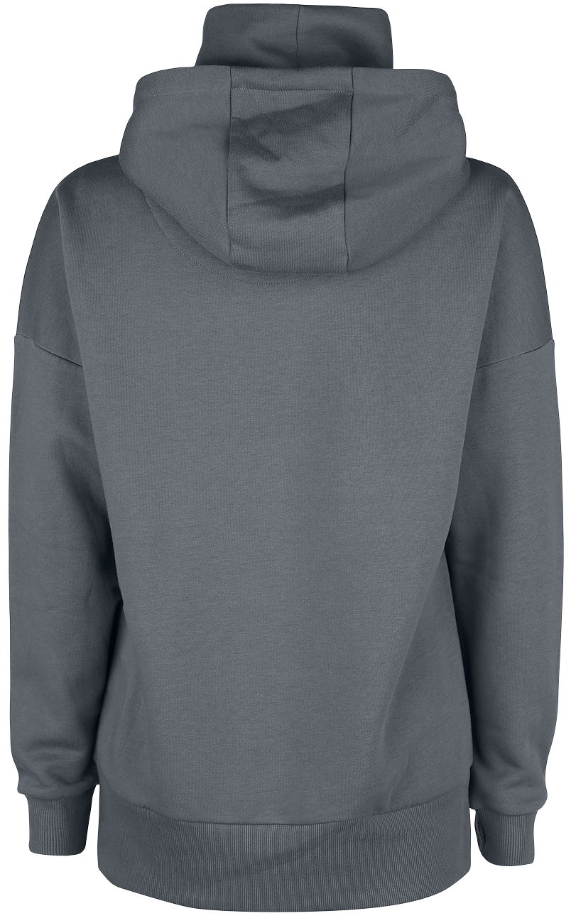 Sweat-shirt à capuche  de Black Premium by EMP - Sweat à Capuche avec Col Montant Intégré - S à 5XL - pour Femme - gris - Black Premium by EMP - View 2