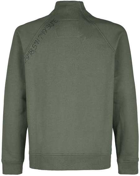 Sweat-shirt  de RED by EMP - Sweat avec fermetures Éclair latérales - S à XL - pour Homme - vert foncé - RED by EMP - View 2