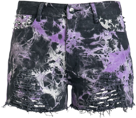 Short  de Vixxsin - Short Gaia - 28 à 32 - pour Femme - lilas/noir - Vixxsin