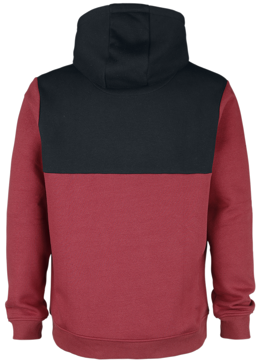 Sweat-shirt à capuche  de Collection EMP Stage - Sweat à capuche avec logo EMP vintage - S à XXL - pour Homme - noir/orange - Collection EMP Stage - View 2
