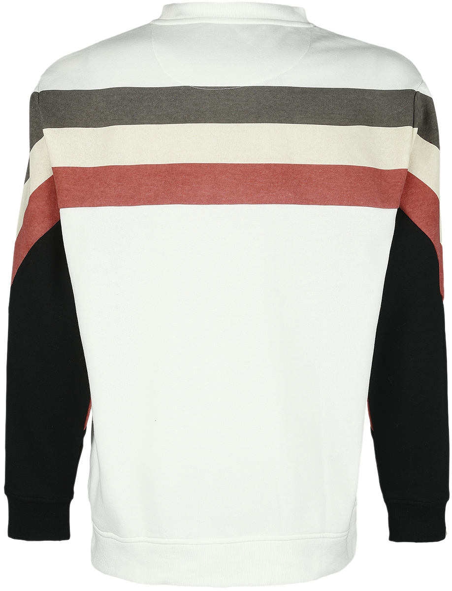Sweat-shirt  de Collection EMP Stage - Sweat avec logo EMP old school - S à M - pour Homme - blanc cassé - Collection EMP Stage - View 2