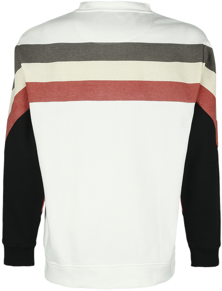 Sweat-shirt  de Collection EMP Stage - Sweat avec logo EMP old school - S à M - pour Homme - blanc cassé - Collection EMP Stage - View 2