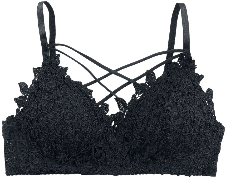 Brassière  de Grey Velvet - Soutien-Gorge en Dentelle - XS à S - pour Femme - noir - Grey Velvet
