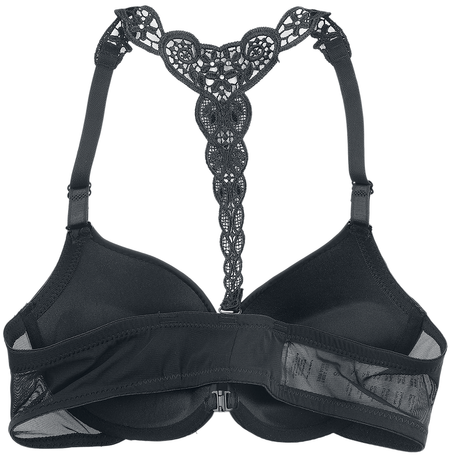 Brassière  de Grey Velvet - Soutien-Gorge en Dentelle - XS à S - pour Femme - noir - Grey Velvet - View 2