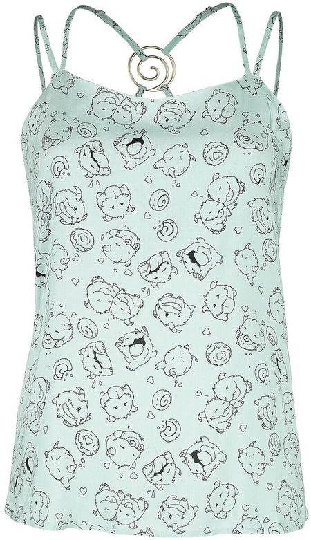 Top Gaming de League of Legends - Arcane - Poro - S à XL - pour Femme - multicolore - League Of Legends