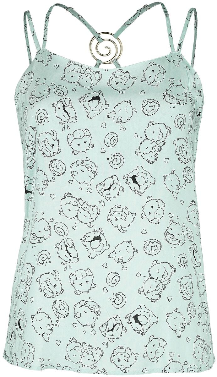 Top Gaming de League of Legends - Arcane - Poro - S à XL - pour Femme - multicolore - League Of Legends