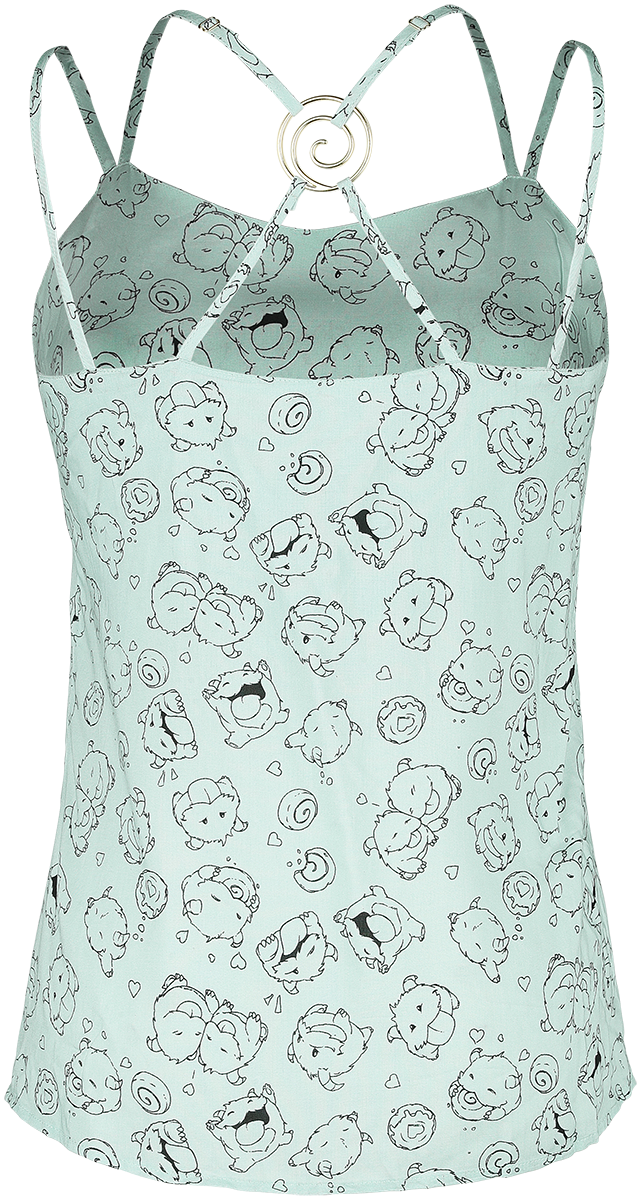 Top Gaming de League of Legends - Arcane - Poro - S à XL - pour Femme - multicolore - League Of Legends - View 2