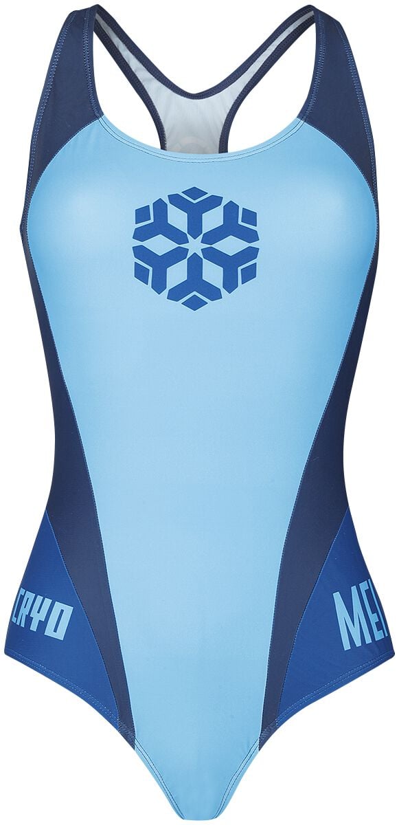 Maillots de bain Gaming de Overwatch - Mei - S à M - pour Femme - bleu/noir - Overwatch
