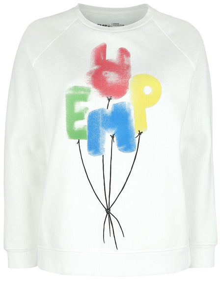 Sweat-shirt  de Collection EMP Stage - Sweat avec logo EMP - S à XL - pour Femme - blanc cassé - Collection EMP Stage