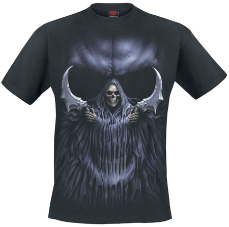 T-Shirt Manches courtes Gothic de Spiral - Double Death - S à XXL - pour Homme - noir - Spiral