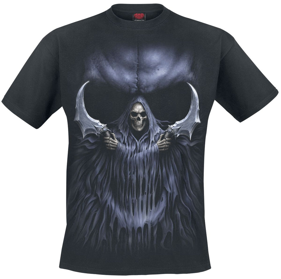 T-Shirt Manches courtes Gothic de Spiral - Double Death - S à XXL - pour Homme - noir - Spiral