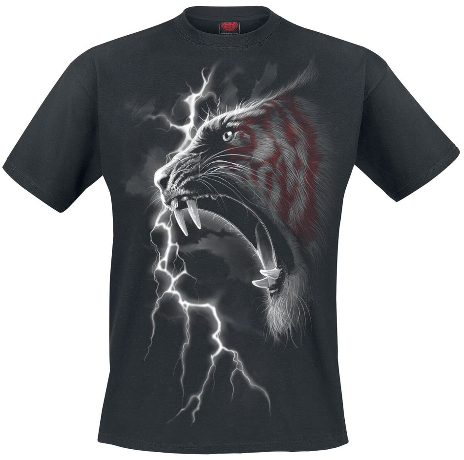 T-Shirt Manches courtes Gothic de Spiral - Mark of the Tiger - S à XXL - pour Homme - noir - Spiral