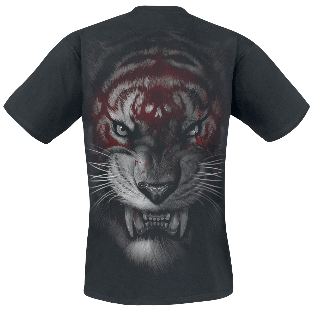 T-Shirt Manches courtes Gothic de Spiral - Mark of the Tiger - S à XXL - pour Homme - noir - Spiral - View 2