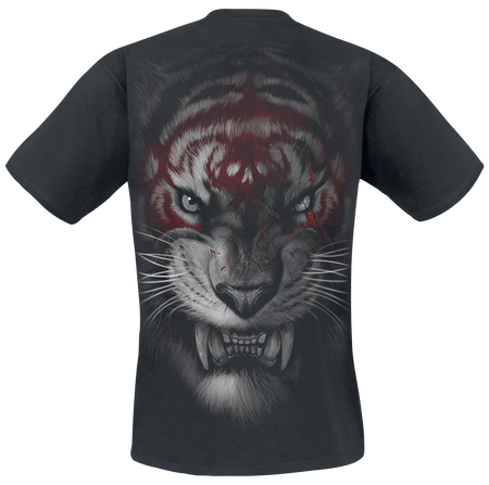 T-Shirt Manches courtes Gothic de Spiral - Mark of the Tiger - S à XXL - pour Homme - noir - Spiral - View 2