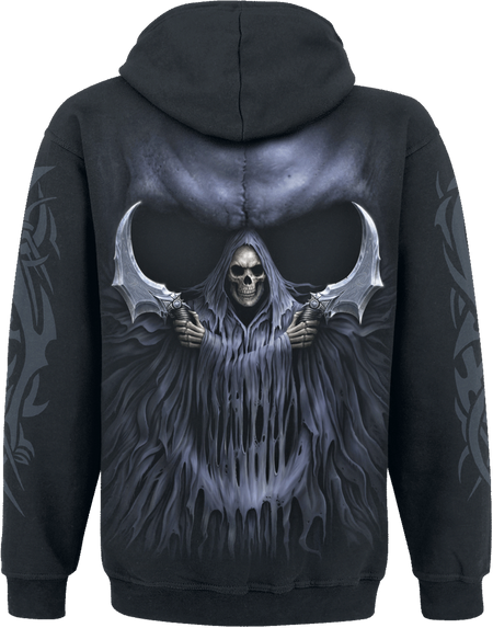 Sweat-shirt à capuche Gothic de Spiral - Double Death - S à XXL - pour Homme - noir - Spiral - View 2