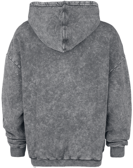 Sweat-shirt à capuche  de Collection Spéciale EMP - Collection Spéciale EMP X Urban Classics - Sweat à capuche délavé unisexe - M à XXL - pour Femme - gris - Collection Spéciale EMP - View 2