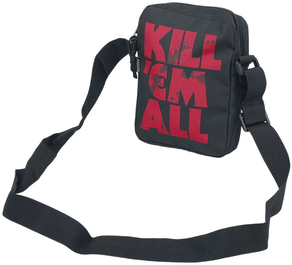 Sac à bandoulière  de Metallica - Rocksax - Kill 'Em All Blood - pour Unisexe - noir/rouge - metallica