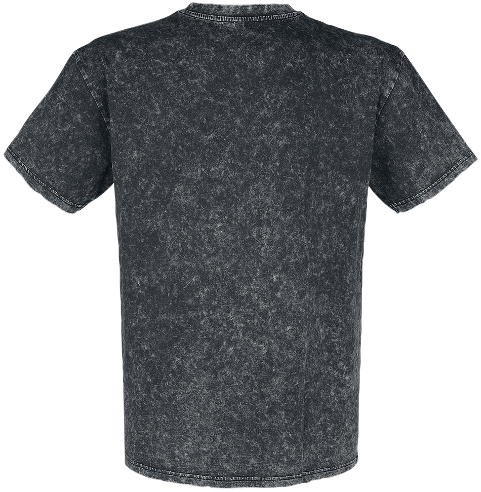 T-Shirt Manches courtes  de Collection Spéciale EMP - Collection Spéciale EMP X Urban Classics - T-shirt délavé unisexe - L à XL - pour Femme - gris - Collection Spéciale EMP - View 2