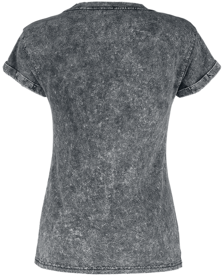 T-Shirt Manches courtes Gothic de Spiral - Raven Heart - S à 4XL - pour Femme - gris - Spiral - View 2