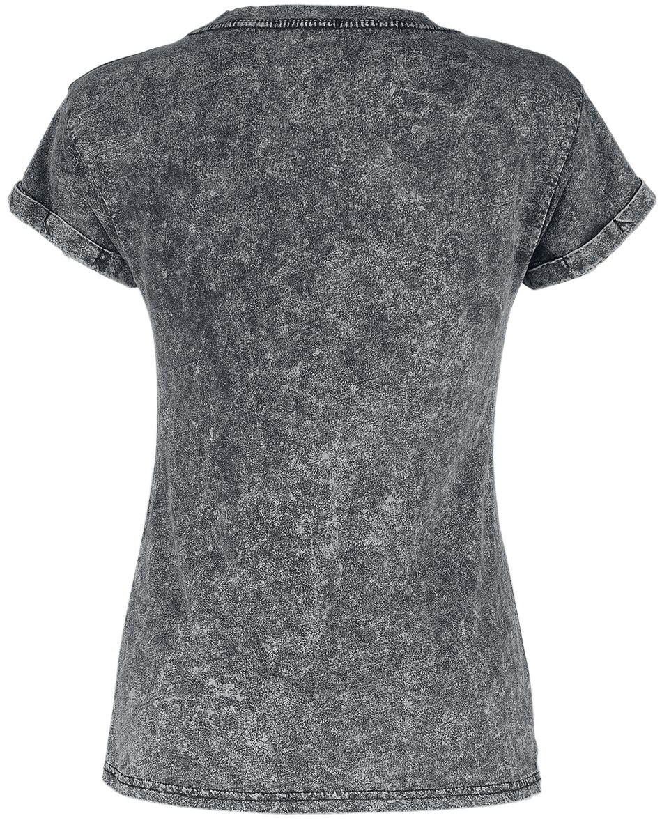 T-Shirt Manches courtes Gothic de Spiral - Raven Heart - S à 4XL - pour Femme - gris - Spiral - View 2