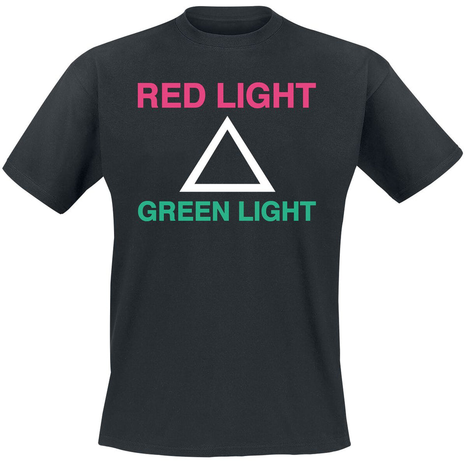 T-Shirt Manches courtes  de Squid Game - Red Light, Green Light - M à XXL - pour Homme - noir - Squid Game